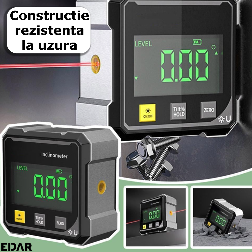 Constructia rezistenta la uzura a inclinometrului digital EDAR