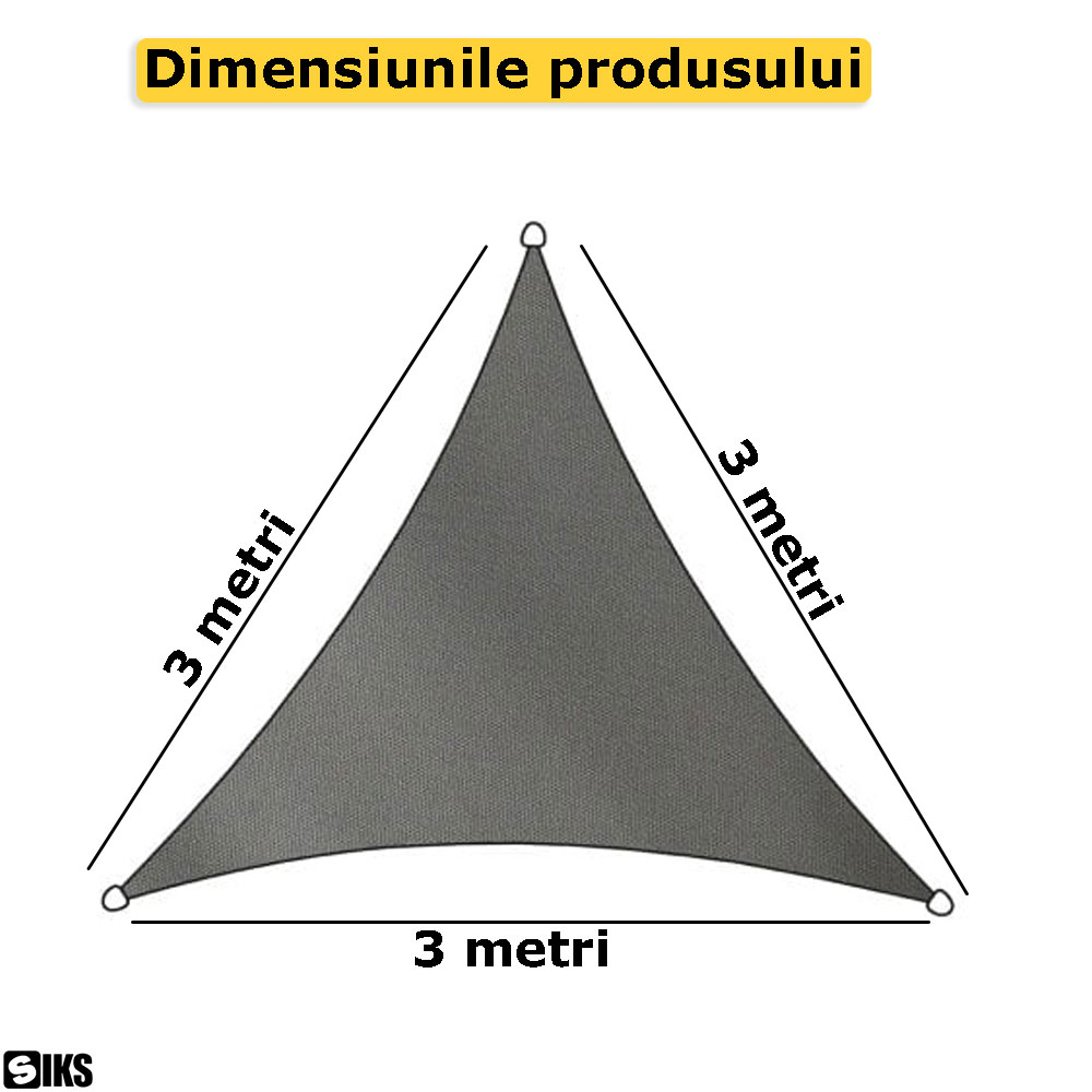 Dimensiunile copertinei de umbrire SIKS