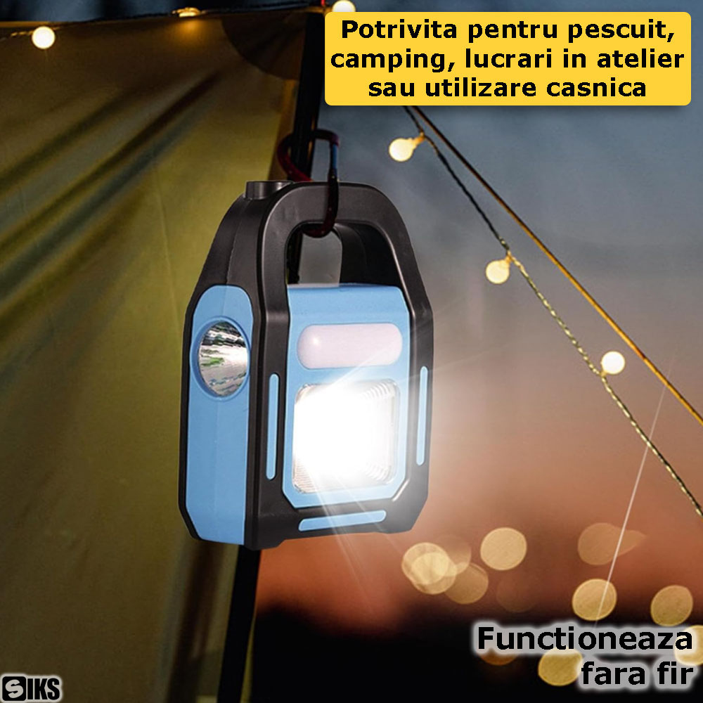 Functionarea fara fir a lampii solare SIKS