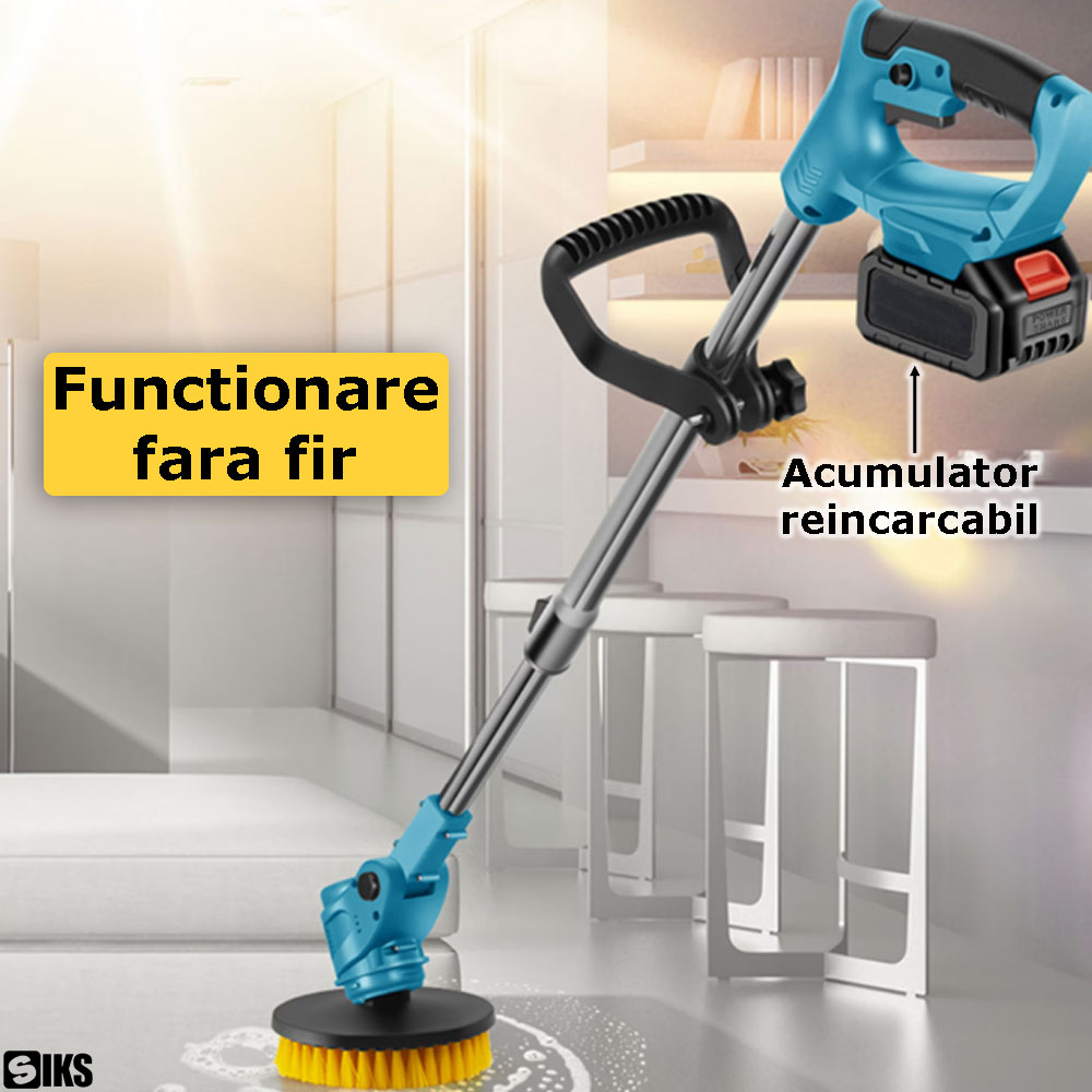 Functionarea fara fir cu acumulator reincarcabil a periei electrice SIKS