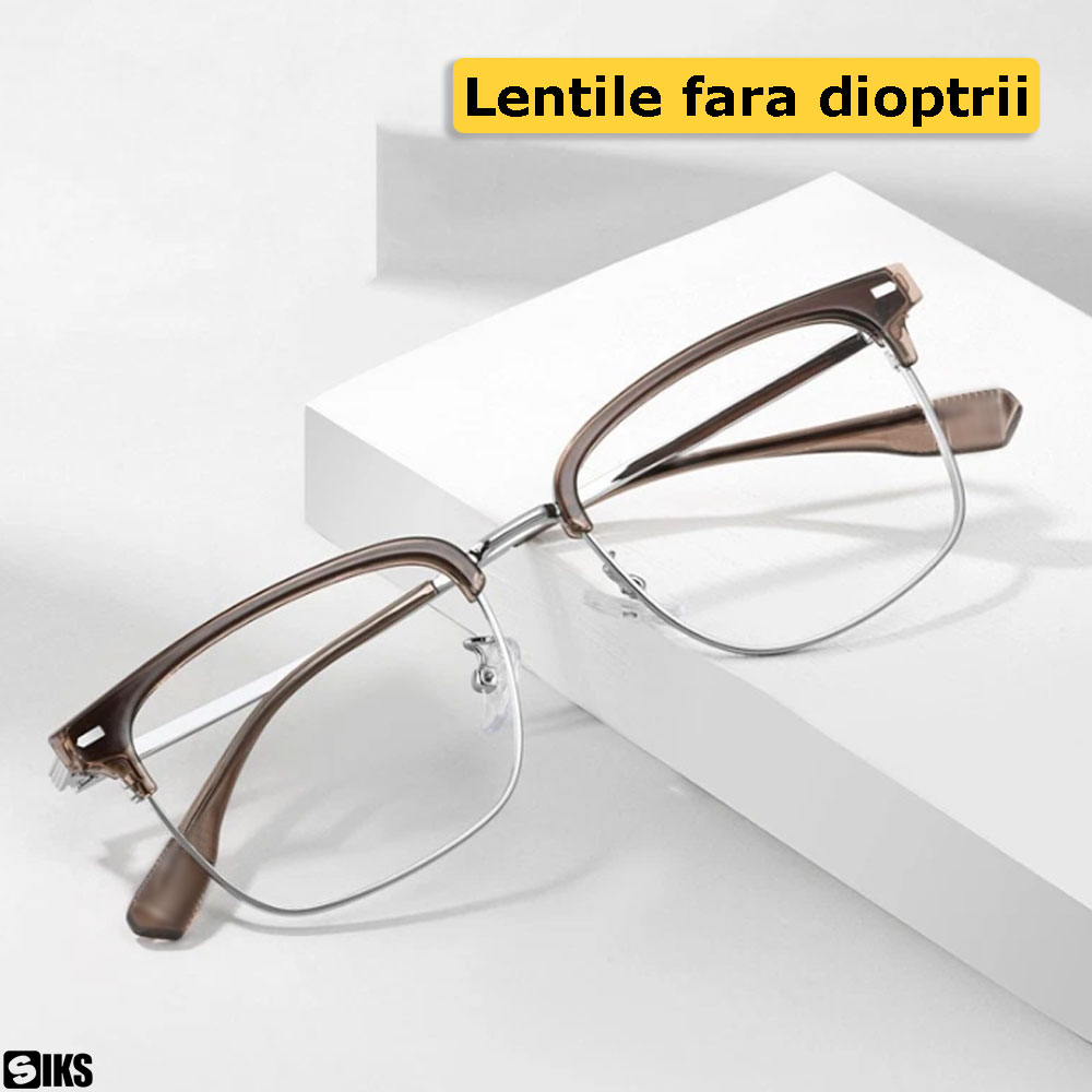 Lentilele fara dioptrii ale ochelarilor de protectie impotriva luminii albastre