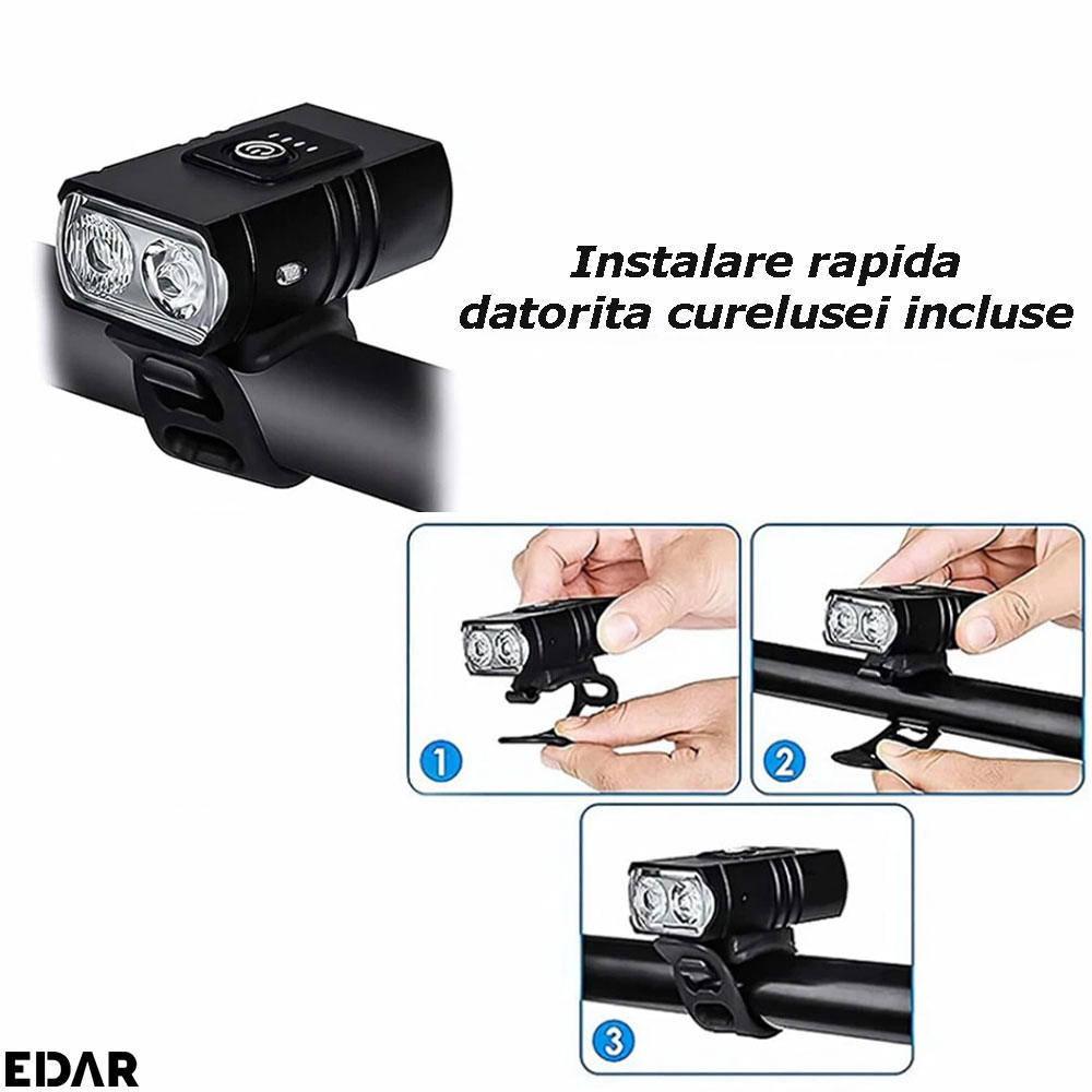 Modul de prindere a luminii pentru bicicleta EDAR