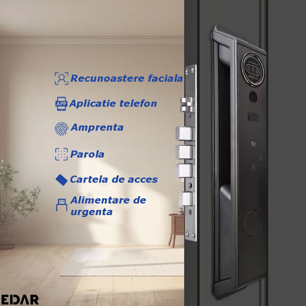 Modurile de deblocare a yalei inteligente EDAR, model S521Y