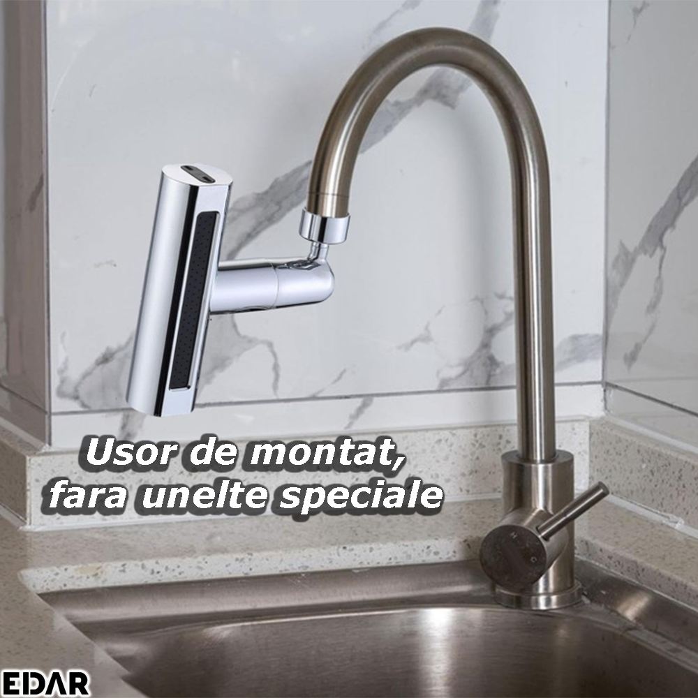Montajul adaptorului pentru robinet EDAR