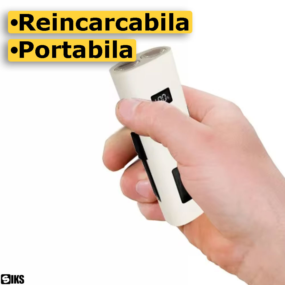 Portabilitatea si functia de reincarcare ale luminii pentru bicicleta