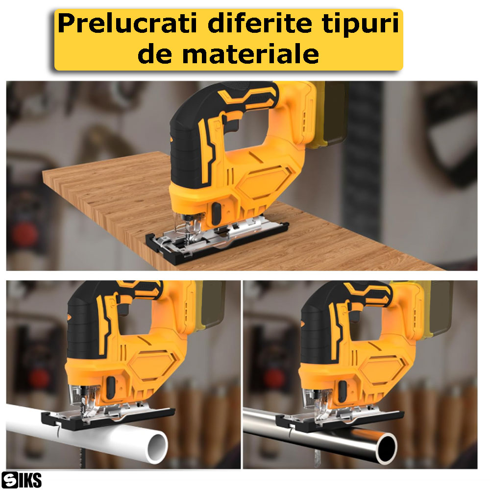 Prelucrarea materialelor cu fierastraul pendular SIKS