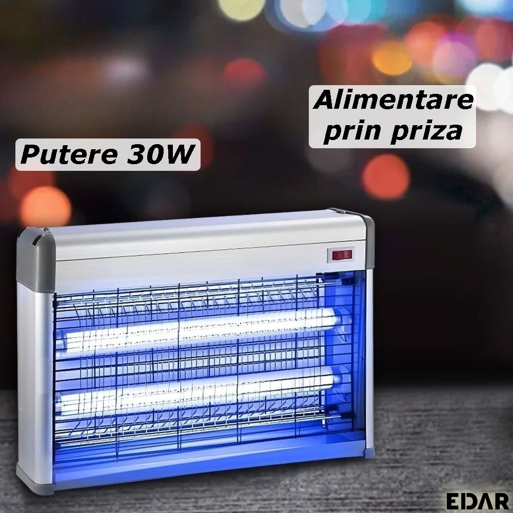 Puterea si modul de alimentare ale aparatului pentru eliminarea tantarilor