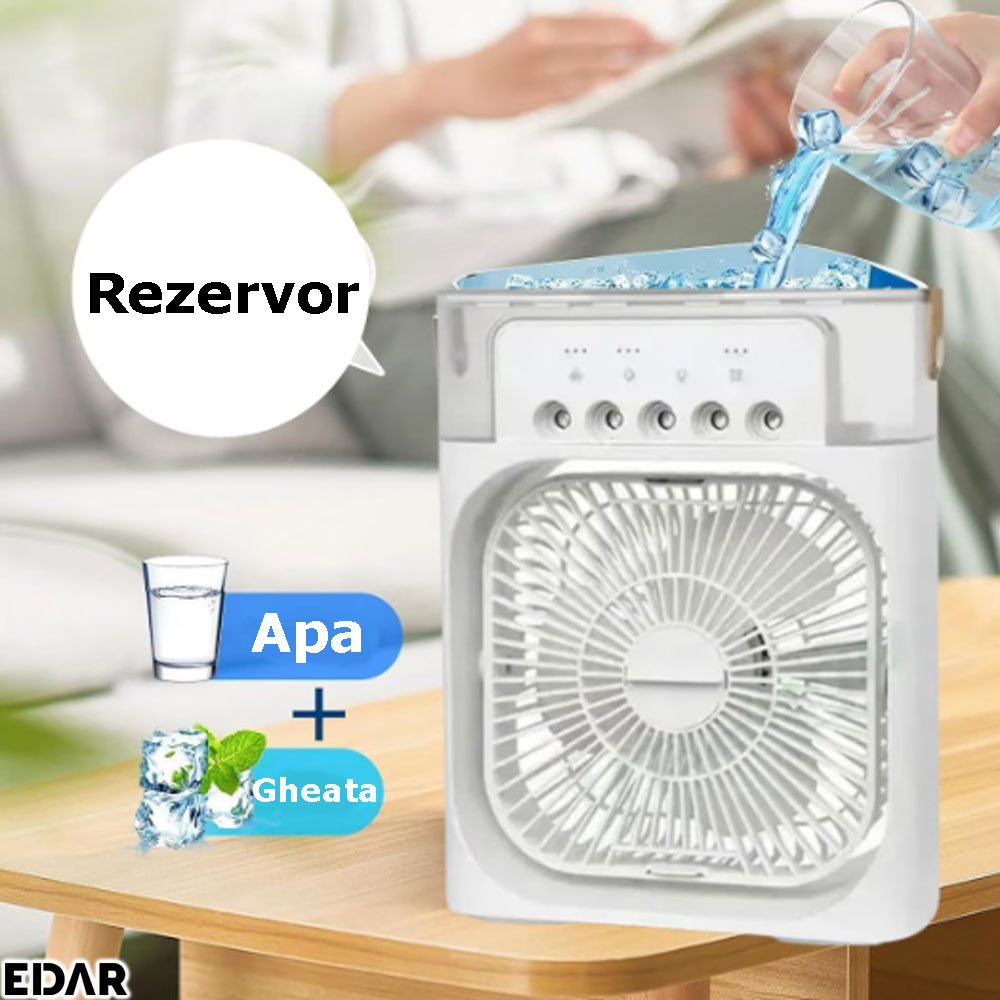 Rezervorul din componenta ventilatorului portabil EDAR