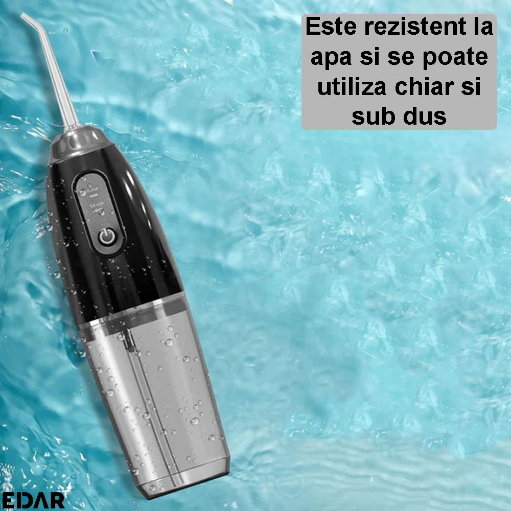 Rezistenta la apa a irigatorului bucal EDAR