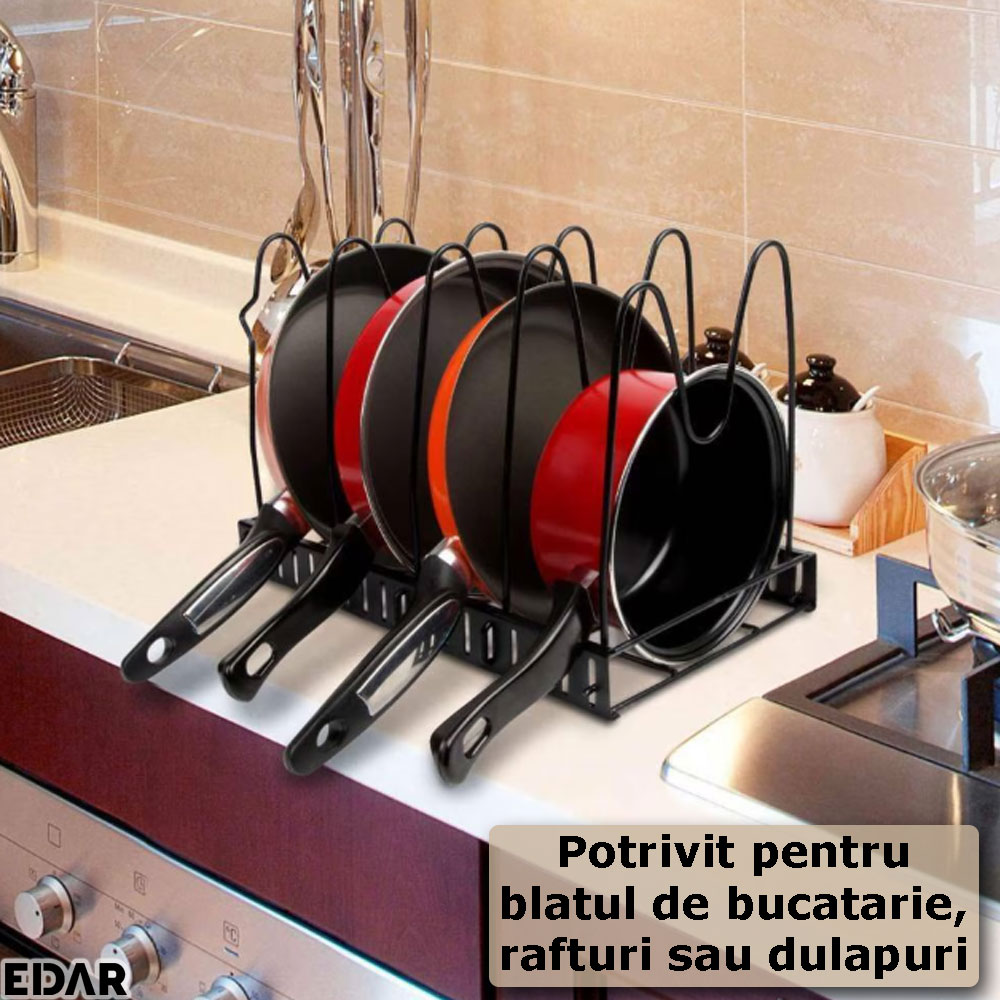 Scopul folosirii organizatorului cu 5 separatoare pentru vase