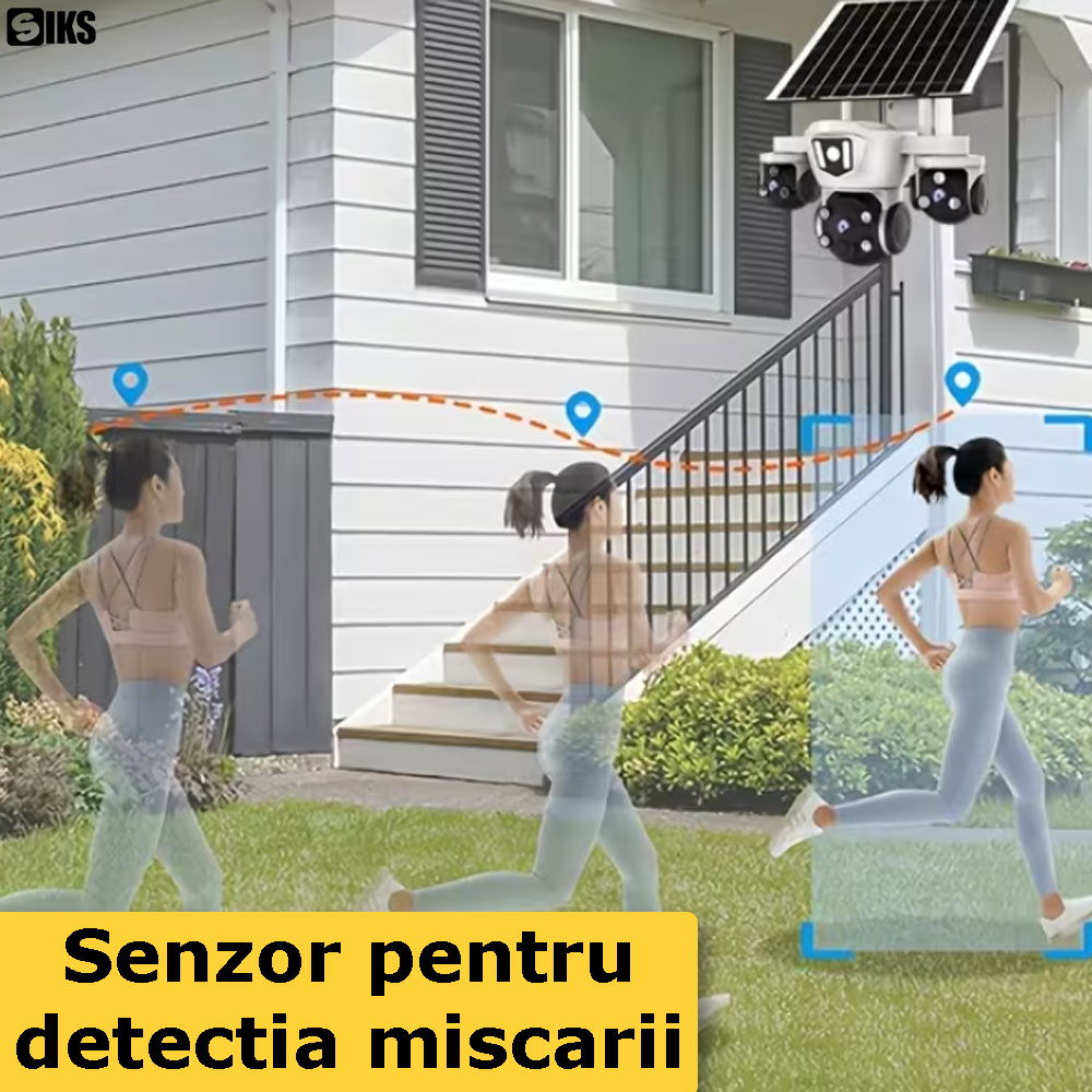 Senzorul pentru detectia miscarii al camerei de supraveghere