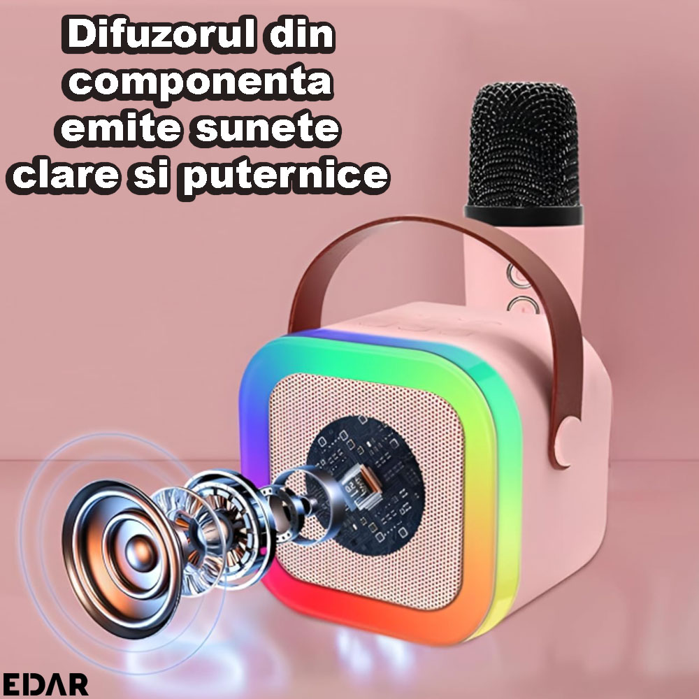 Sunetul clar si puternic emis de catre boxa EDAR