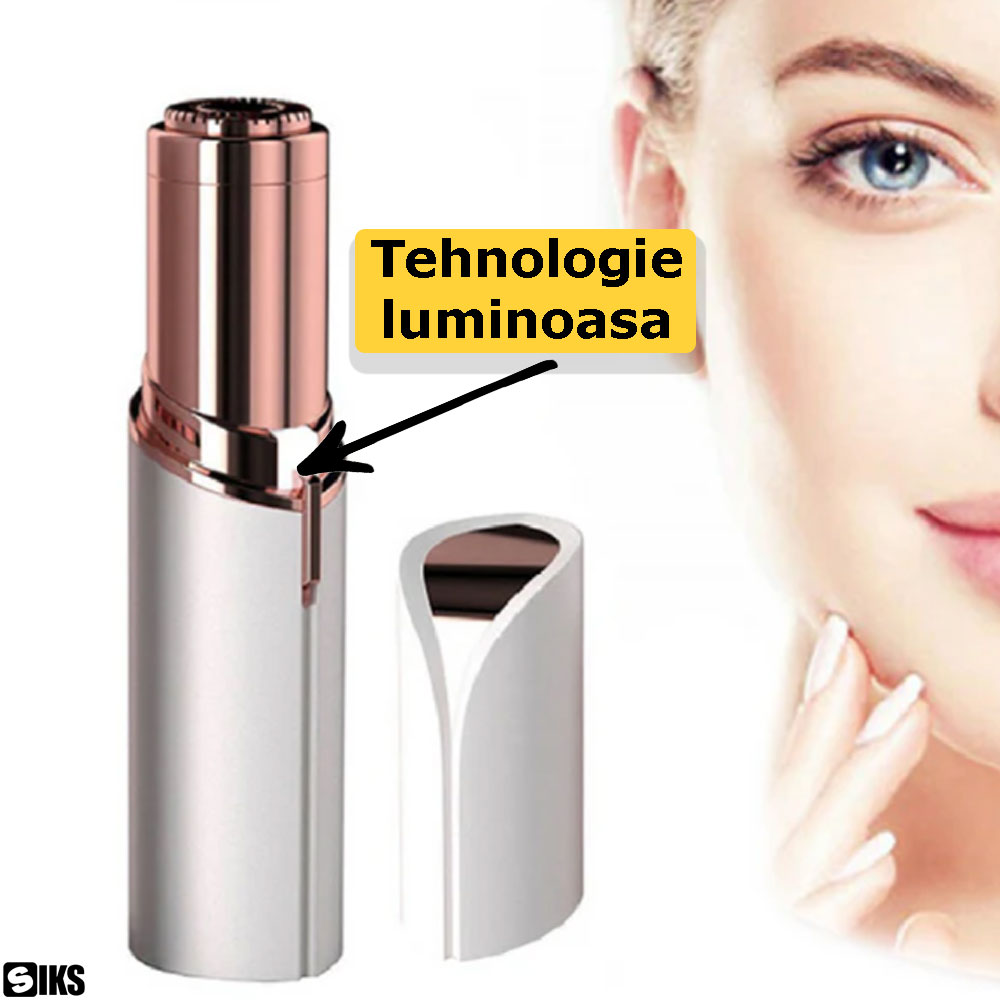 Tehnologia LED incorporata a epilatorului facial SIKS