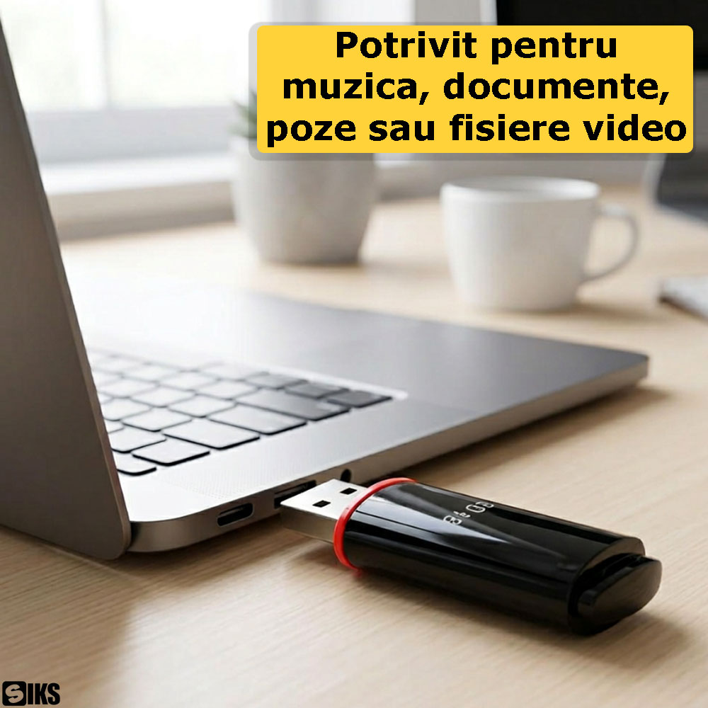 Tipurile de fisiere ce pot fi stocare pe stickul de memorie de 64 GB