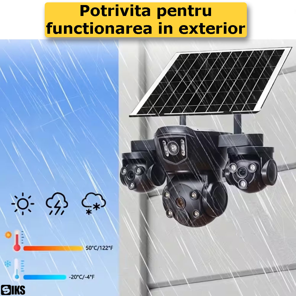 Utilizarea in exterior a camerei de supraveghere SIKS