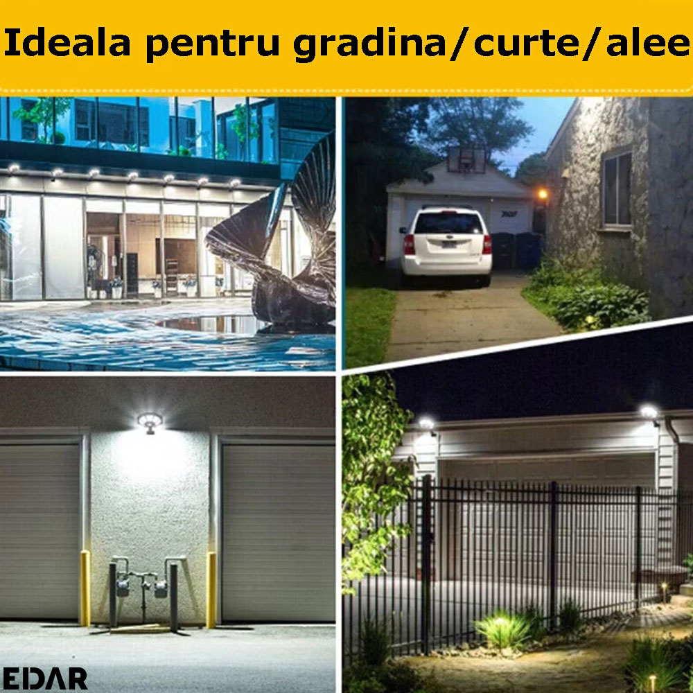 Utilizarea in exterior a lampii solare EDAR