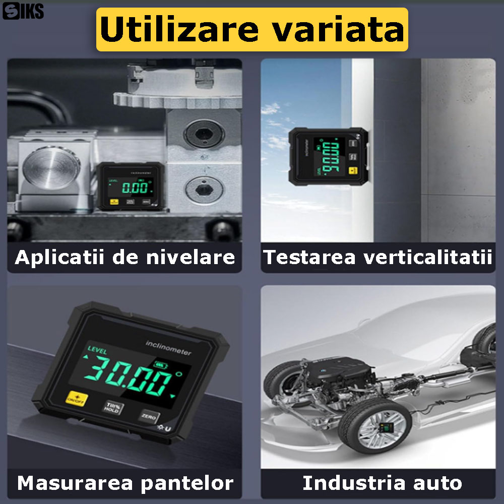 Utilizarea inclinometrului digital SIKS
