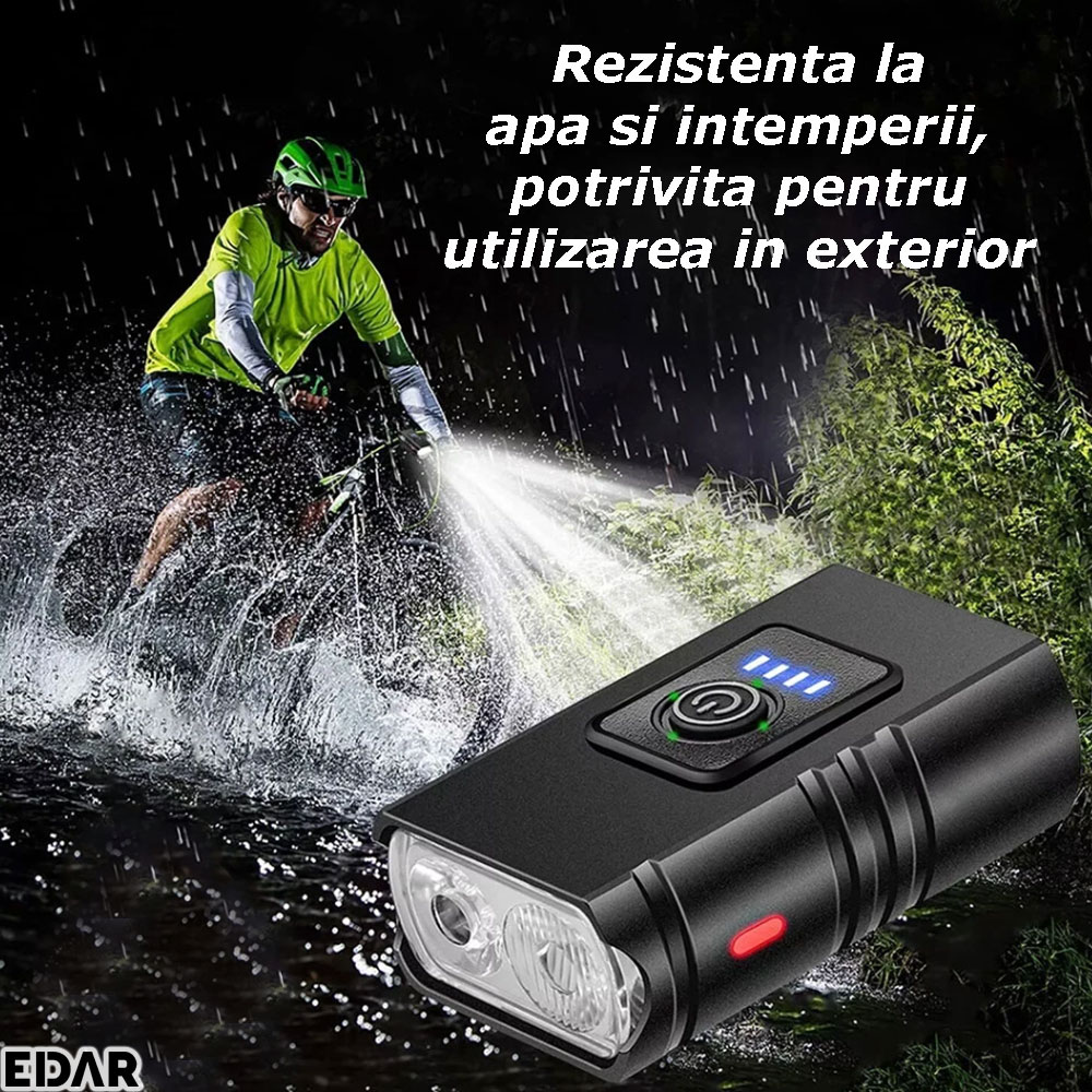 Utilizarea luminii pentru bicicleta in conditii meteo instabile