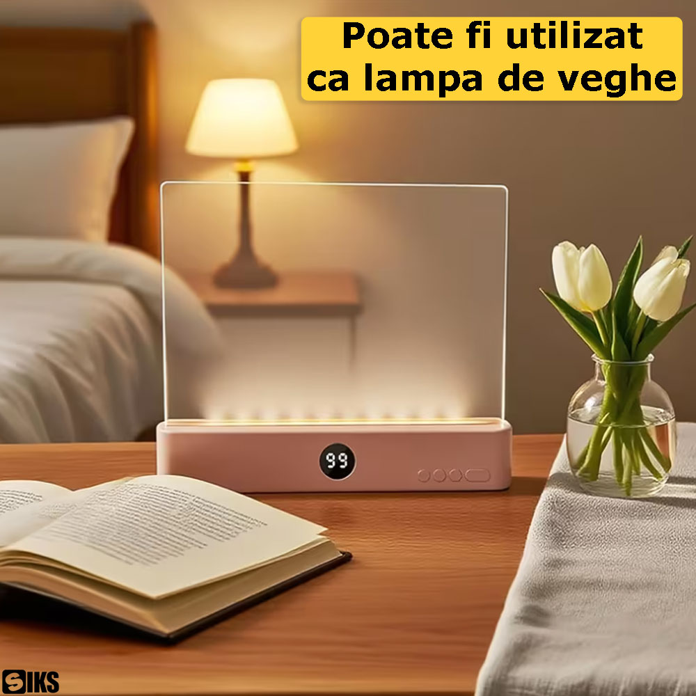Utilizarea panoului luminos ca lampa de veghe
