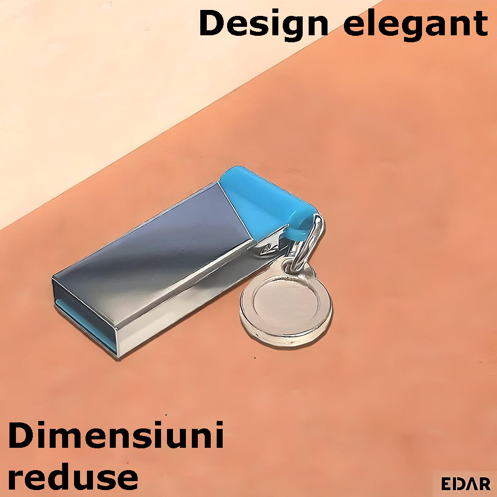 Designul elegant si dimensiunile reduse ale stickului de memorie
