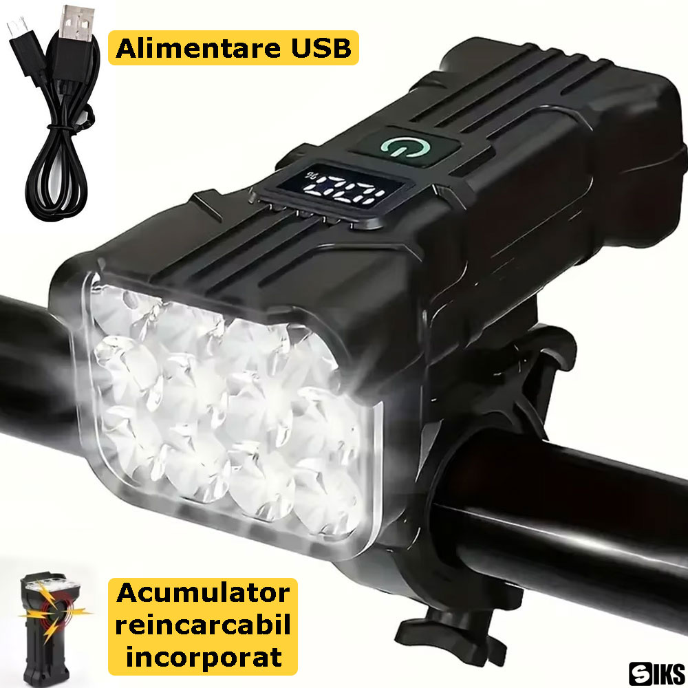 modul de alimentare a lanternei pentru bicicleta siks