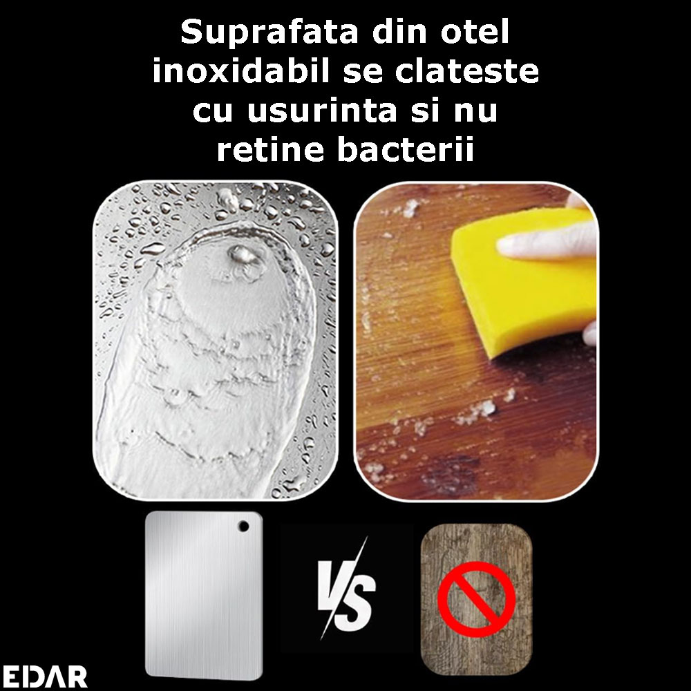 curatarea rapida a tocatorului din otel inoxidabil edar