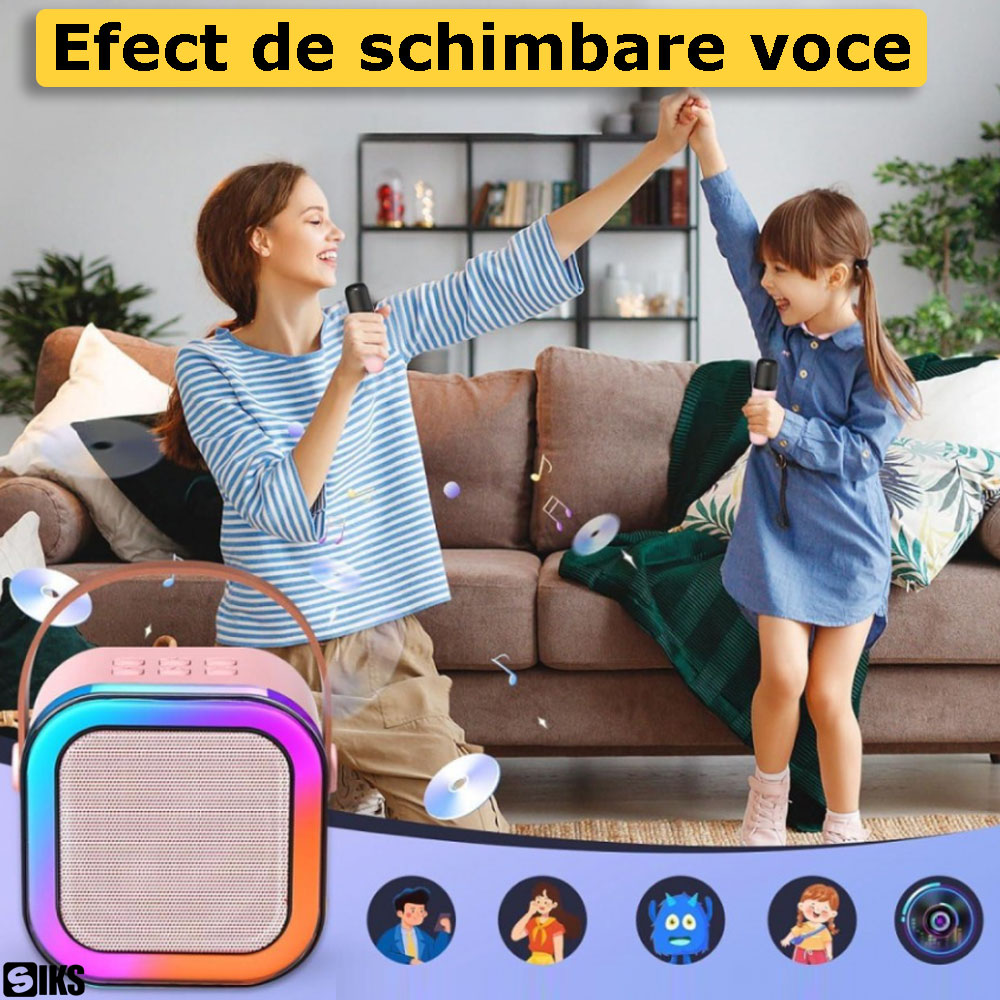 efectele de schimbare voce incorporate in boxa portabila SIKS