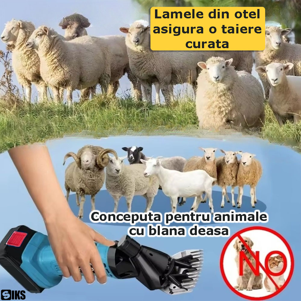 Scopul utilizarii masinii de tuns electrice pentru oi SIKS