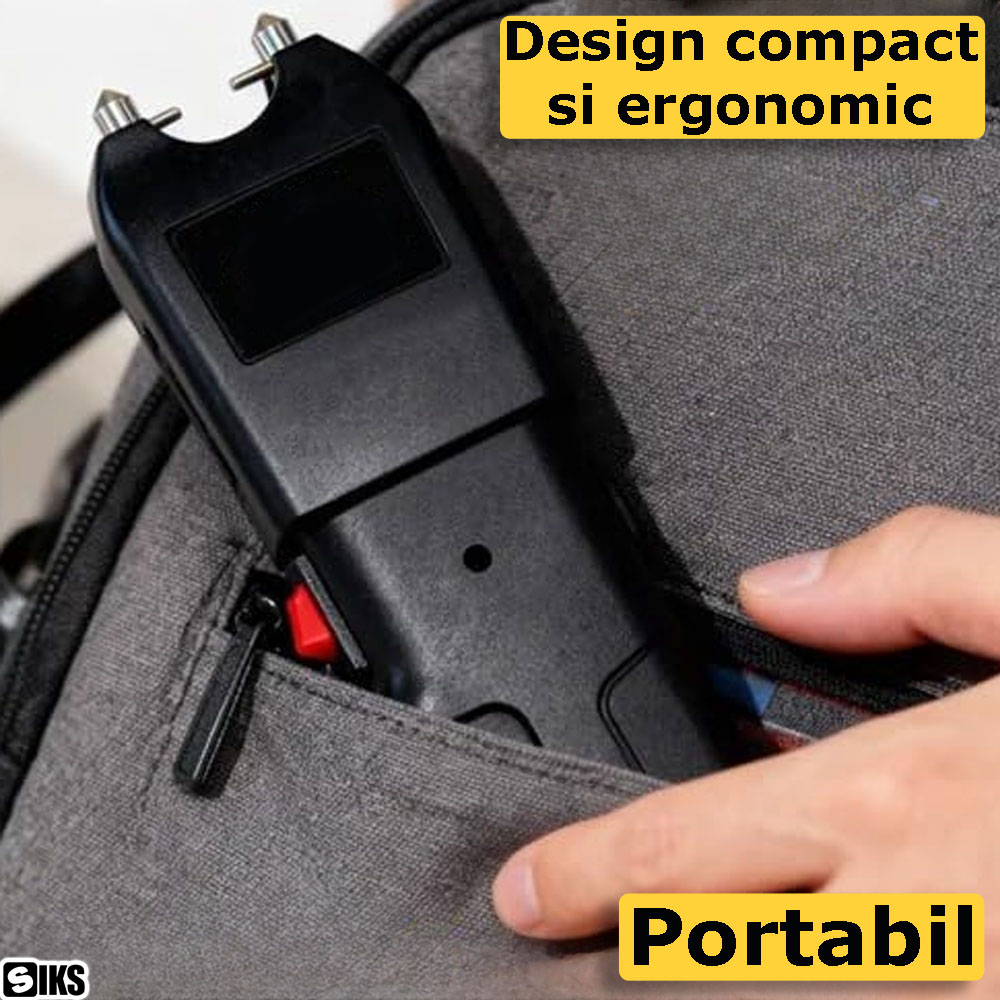 Portabilitatea dispozitivului cu electrosoc SIKS