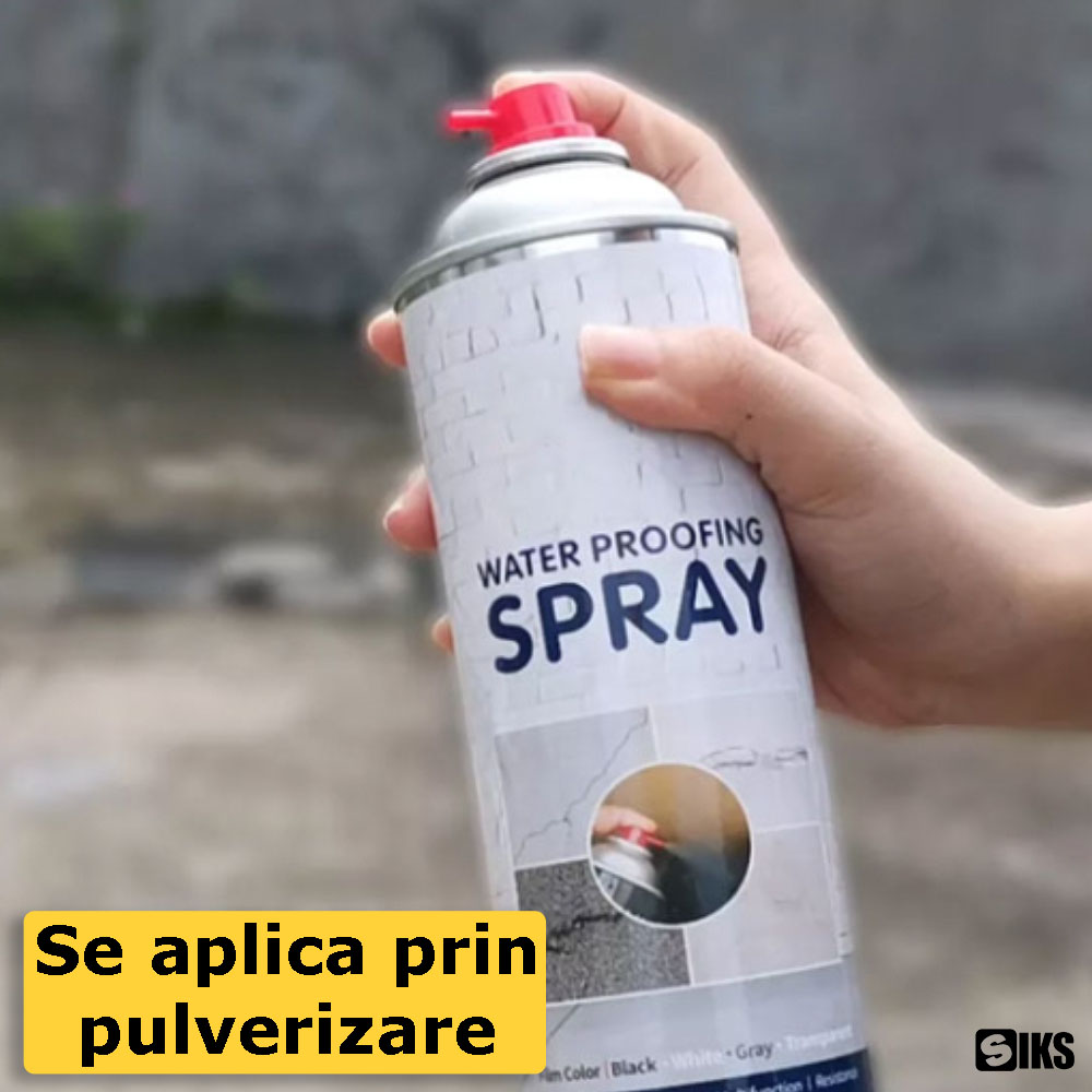 aplicarea prin pulverizare a spray-ului de etansare siks, griaplicarea prin pulverizare a spray-ului de etansare siks, gri