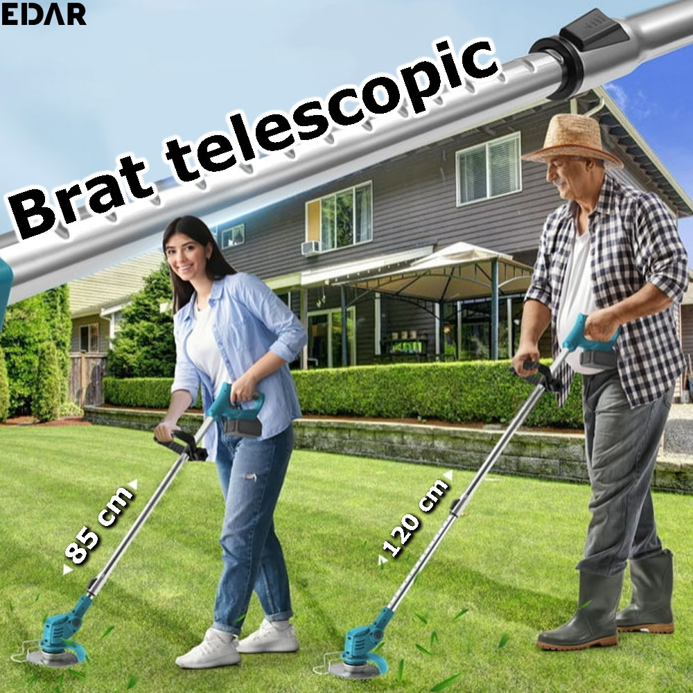 Bratul telescopic al motocoasei electrice EDAR
