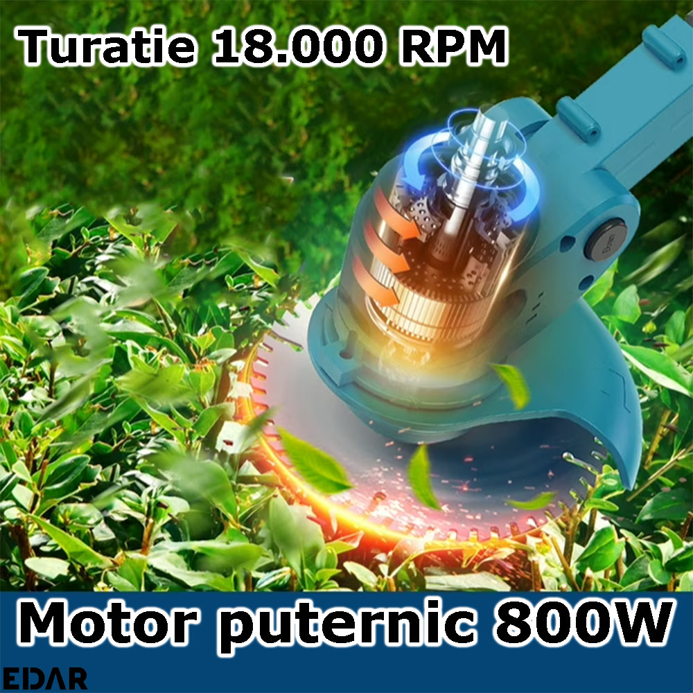 Caracteristicile motorului motocoasei electrice EDAR