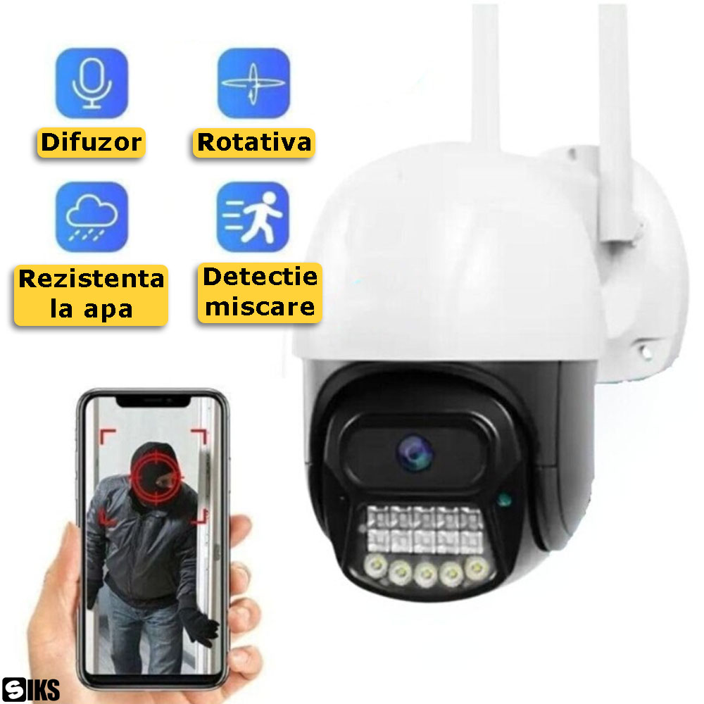 Caracteristicile principale ale camerei de supraveghere SIKS