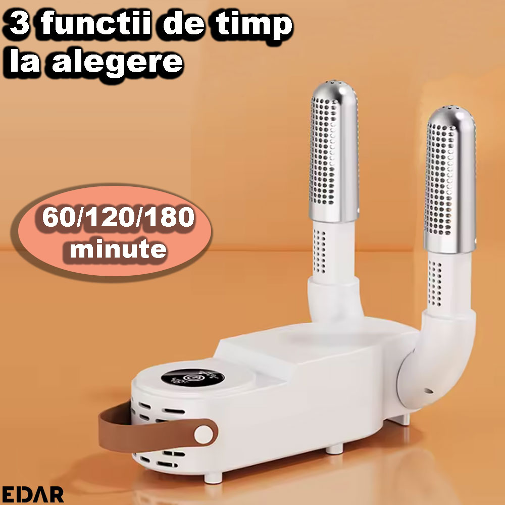 Cele 3 functii de timp ale uscatorului electric EDAR
