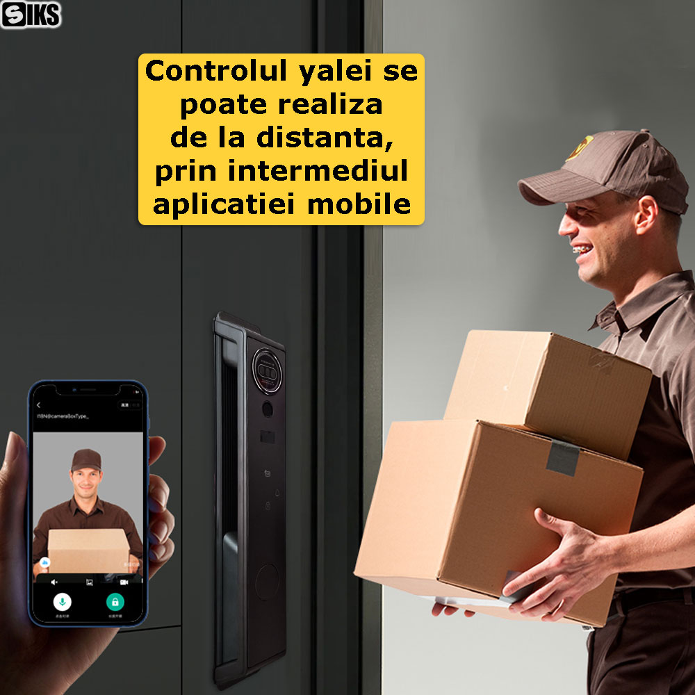 Controlul yalei inteligente SIKS prin aplicatie