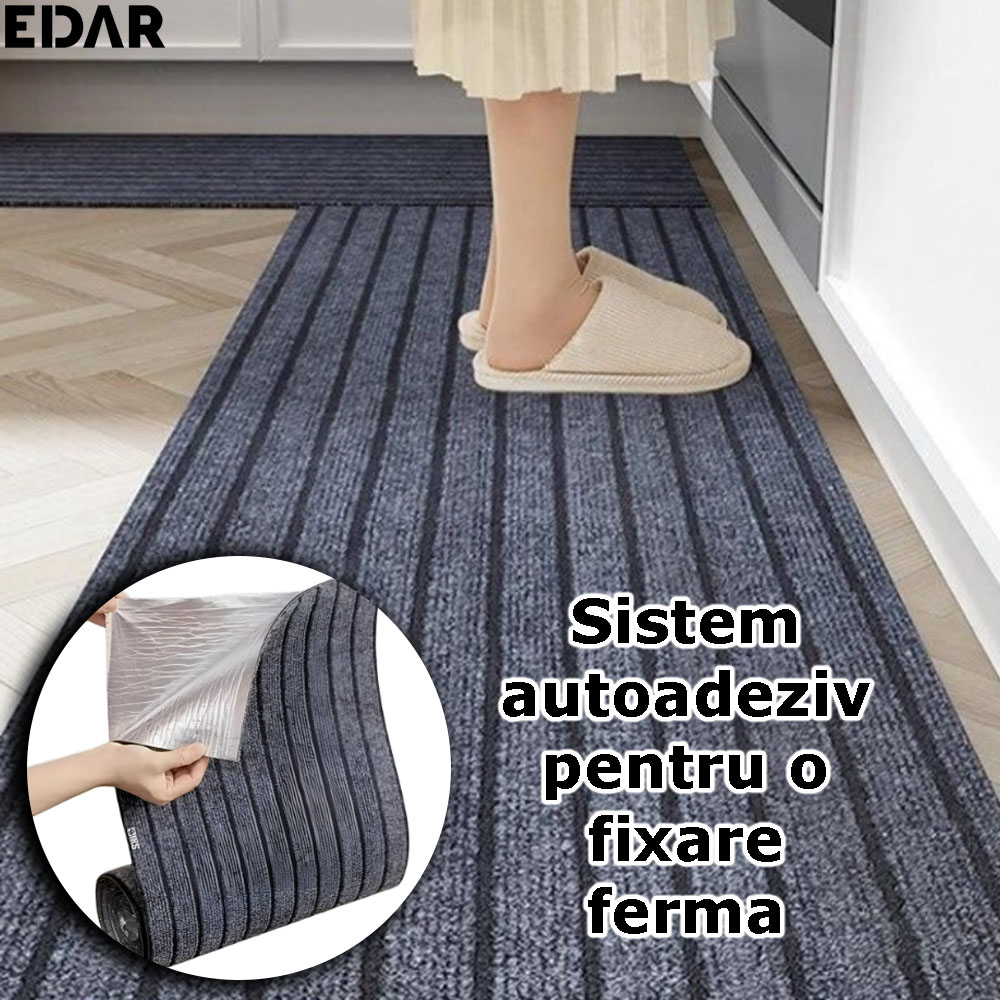 Modul de fixare fara adezivi suplimentari a mochetei EDAR