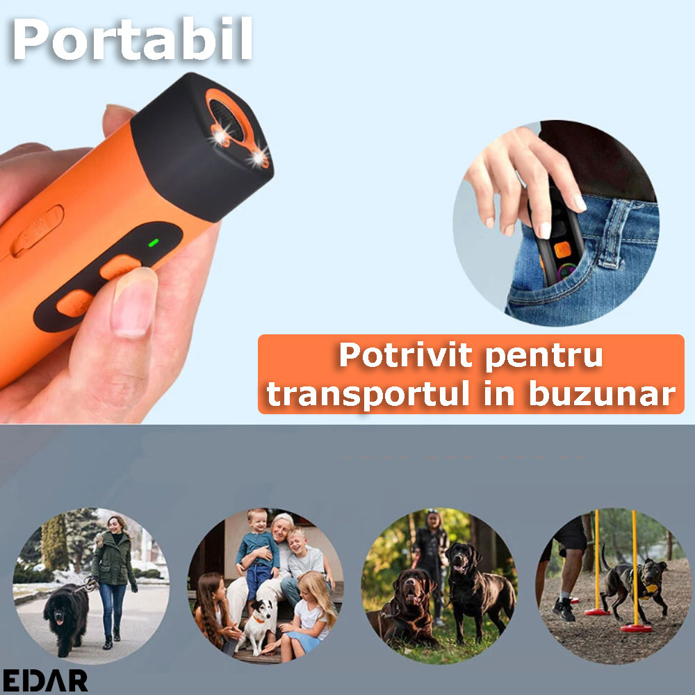 Portabilitatea dispozitivului cu ultrasunete EDAR