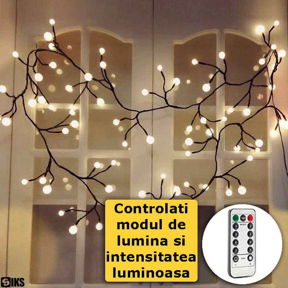 Schimbarea modurilor de lumina si intensitatii luminoase prin telecomanda