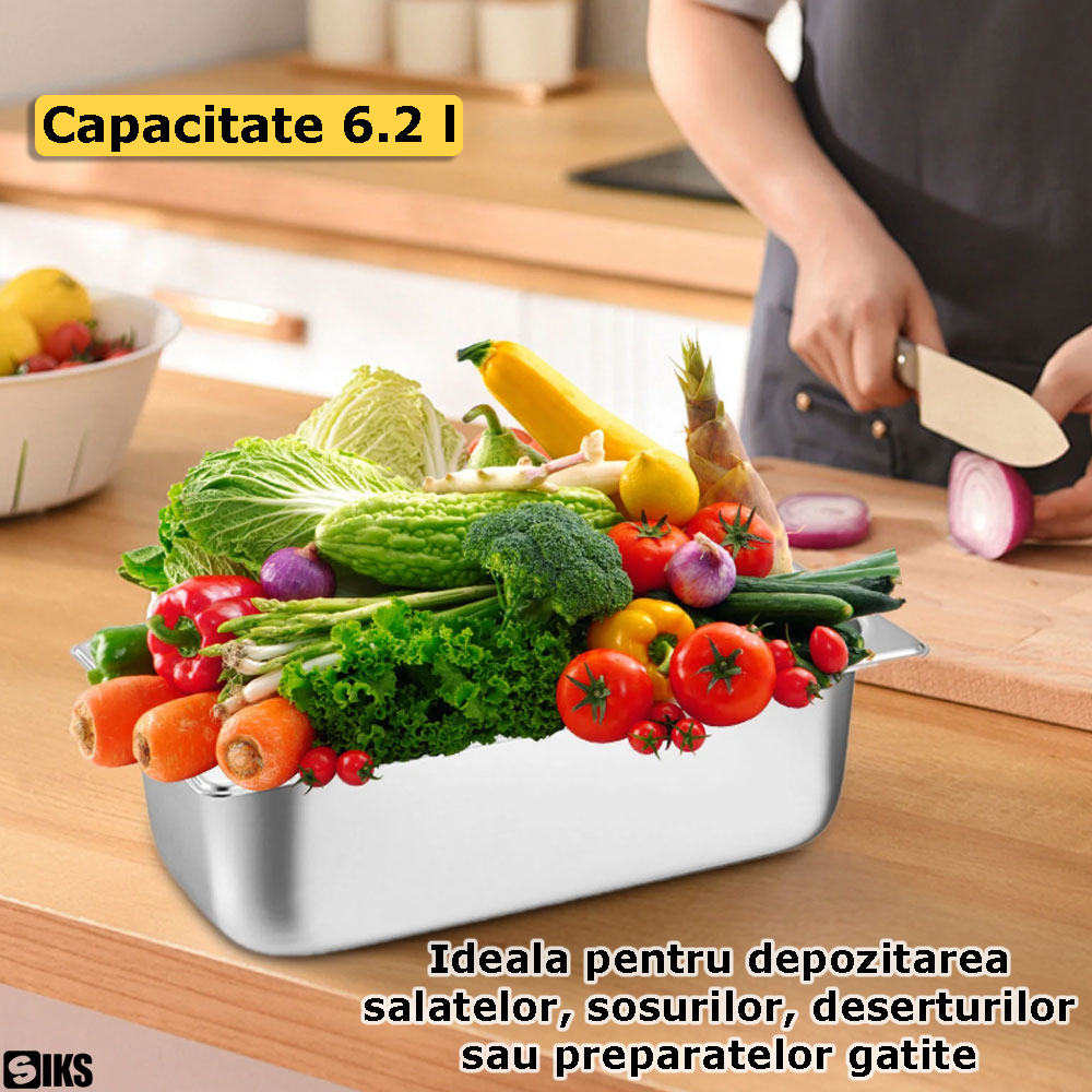 Scopul utilizarii si capacitatea tavitei gastronorm SIKS