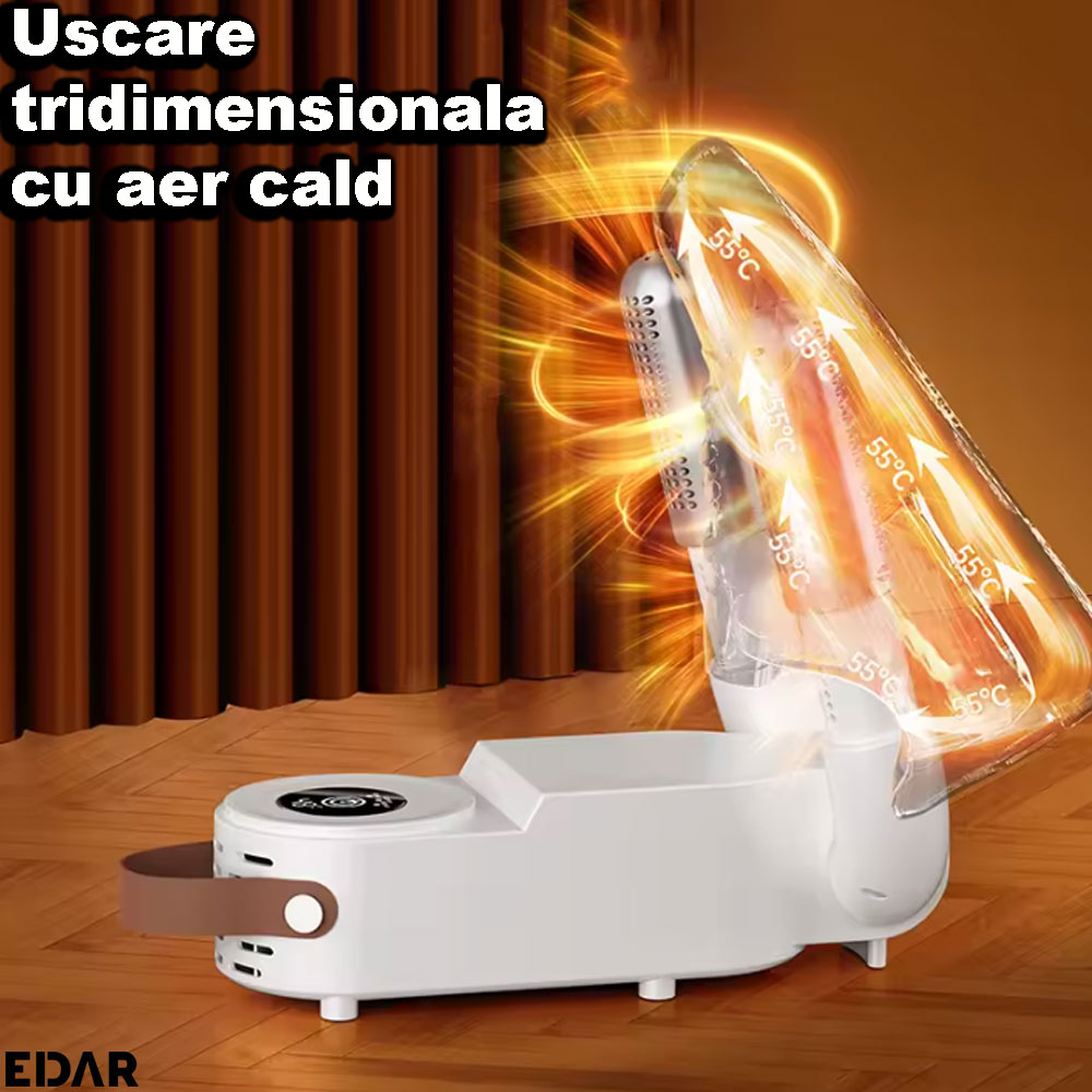 Tehnologia de uscare tridimensionala a uscatorului electric pentru incaltaminte EDAR