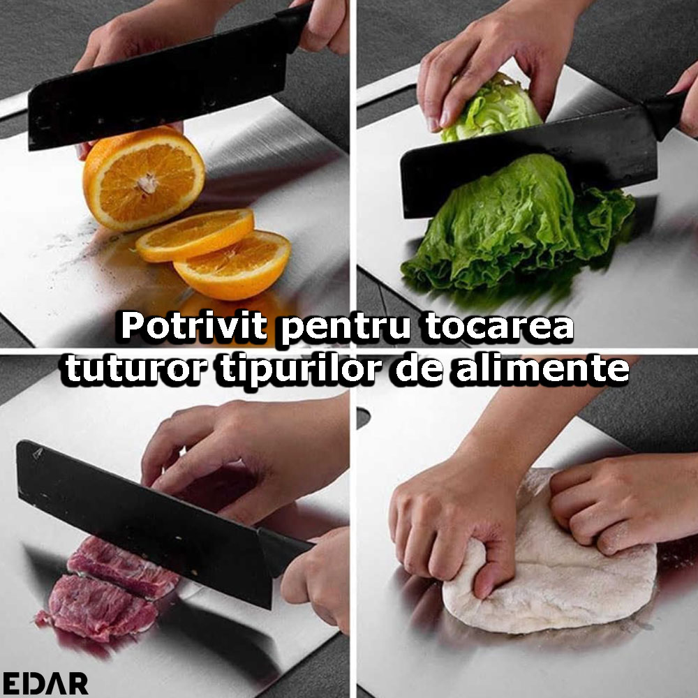 Tocarea alimentelor cu ajutorul tocatorului din inox EDAR