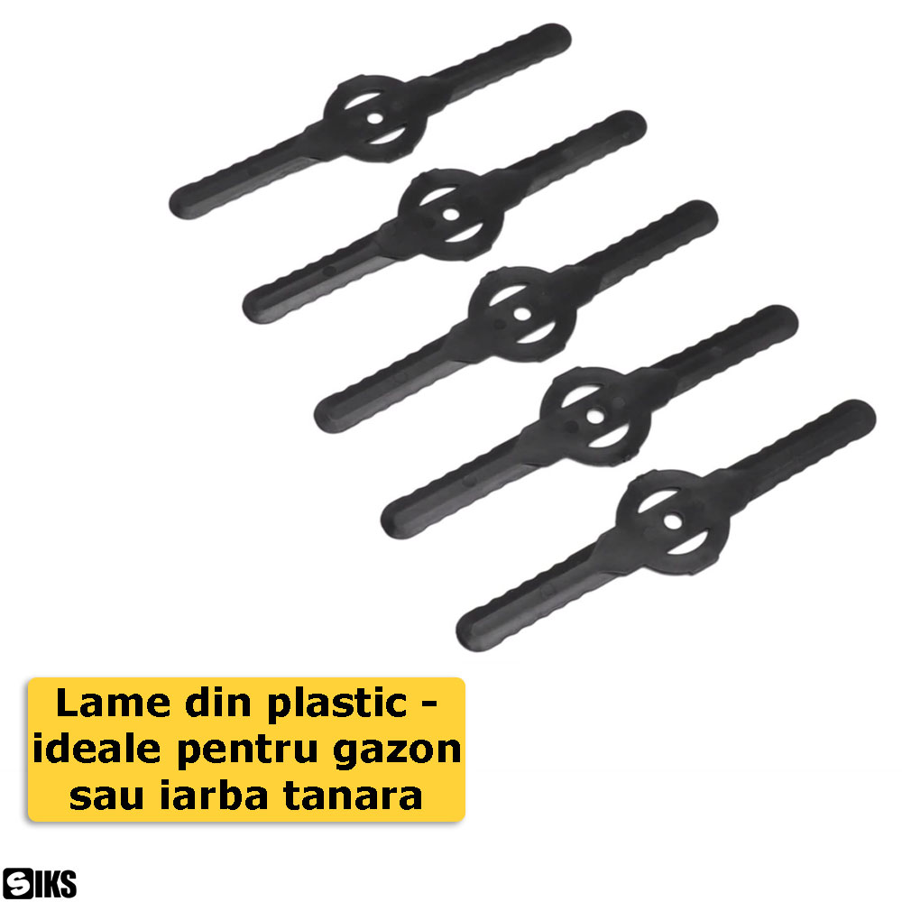 Utilizarea lamelor din plasic pentru tunderea ierbii tinere