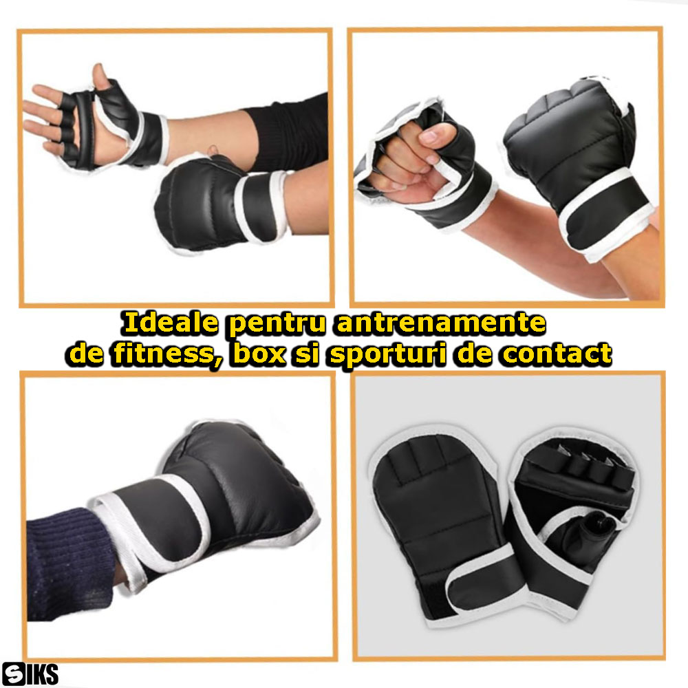 Utilizarea manusilor pentru antrenament SIKS