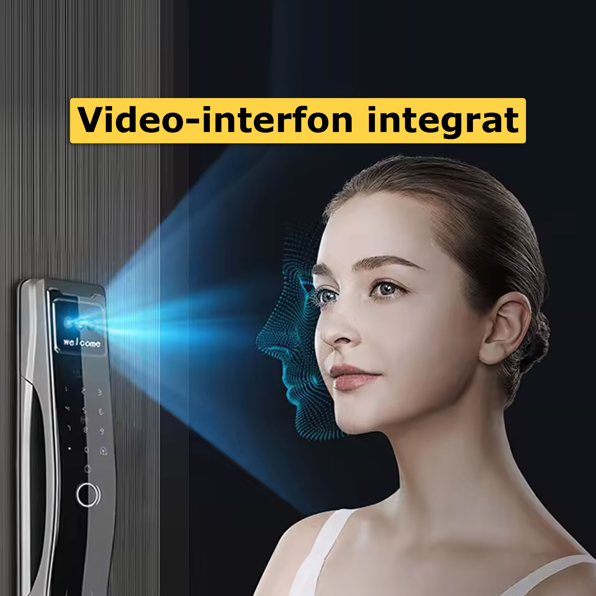 Video-interfonul incorporat in componenta yalei inteligente SIKS