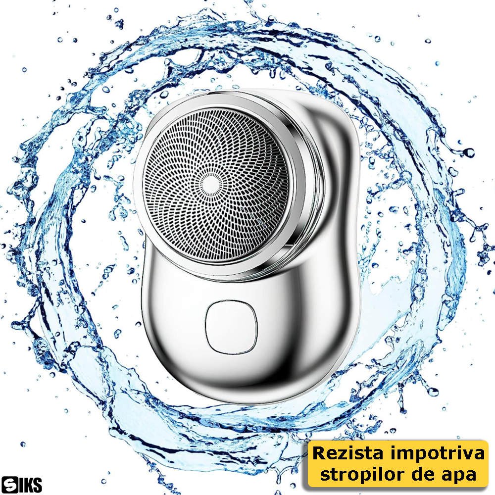 rezistenta la apa a mini aparatului de ras electric siks argintiu