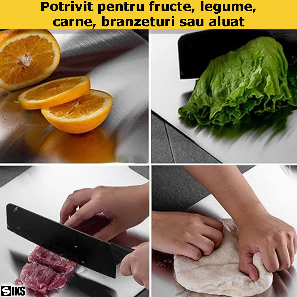 taierea fructelor, legumelor, branzeturilor sau a carnii utilizand tocatorul din inox siks