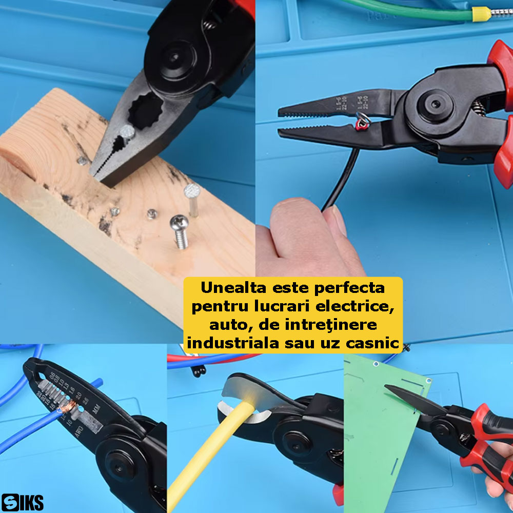 domeniile de utilizare pentru clestele multifunctional siks